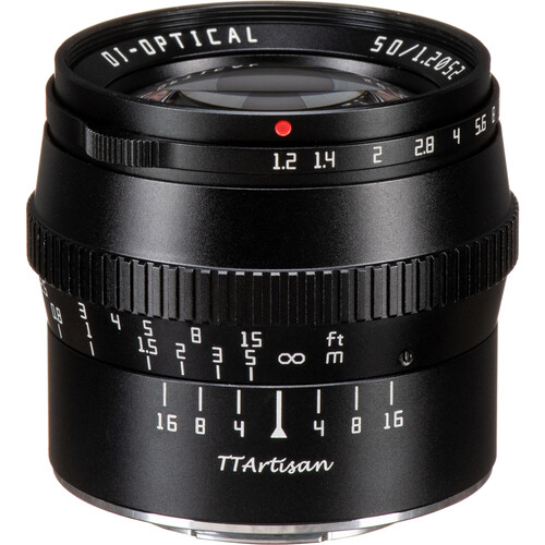 TTArtisan - Lente 50mm f/1.2 para MFT (Black) - I9Store - Câmeras