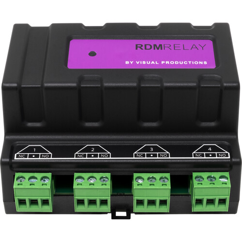 Rdm Module Visual Productions Din Rail Dmx Rdm 4-Channel Relay - I9Store - Cameras ...